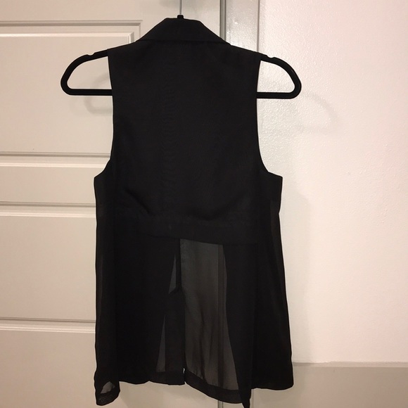 Kelly Renee Chiffon Back Vest - Picture 2 of 4
